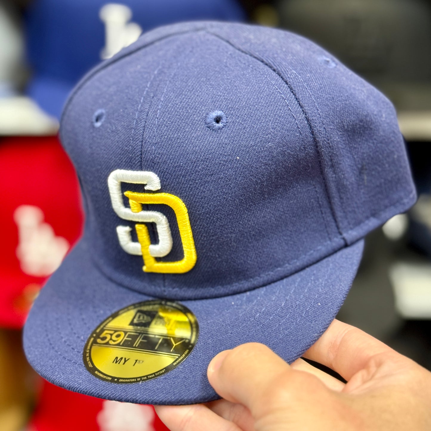 My 1st Kids New Era San Diego Padres 9FIFTY Adjustable Hat Navy