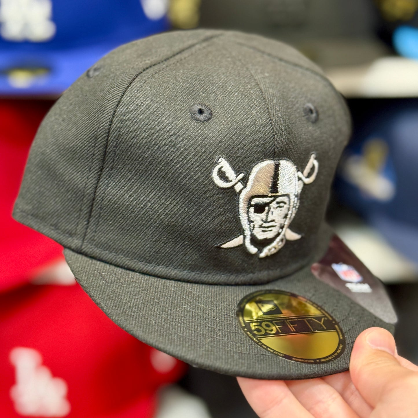 My 1st Kids New Era Raiders 9FIFTY Adjustable Hat Black