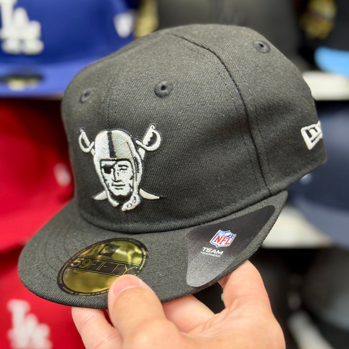 My 1st Kids New Era Raiders 9FIFTY Adjustable Hat Black