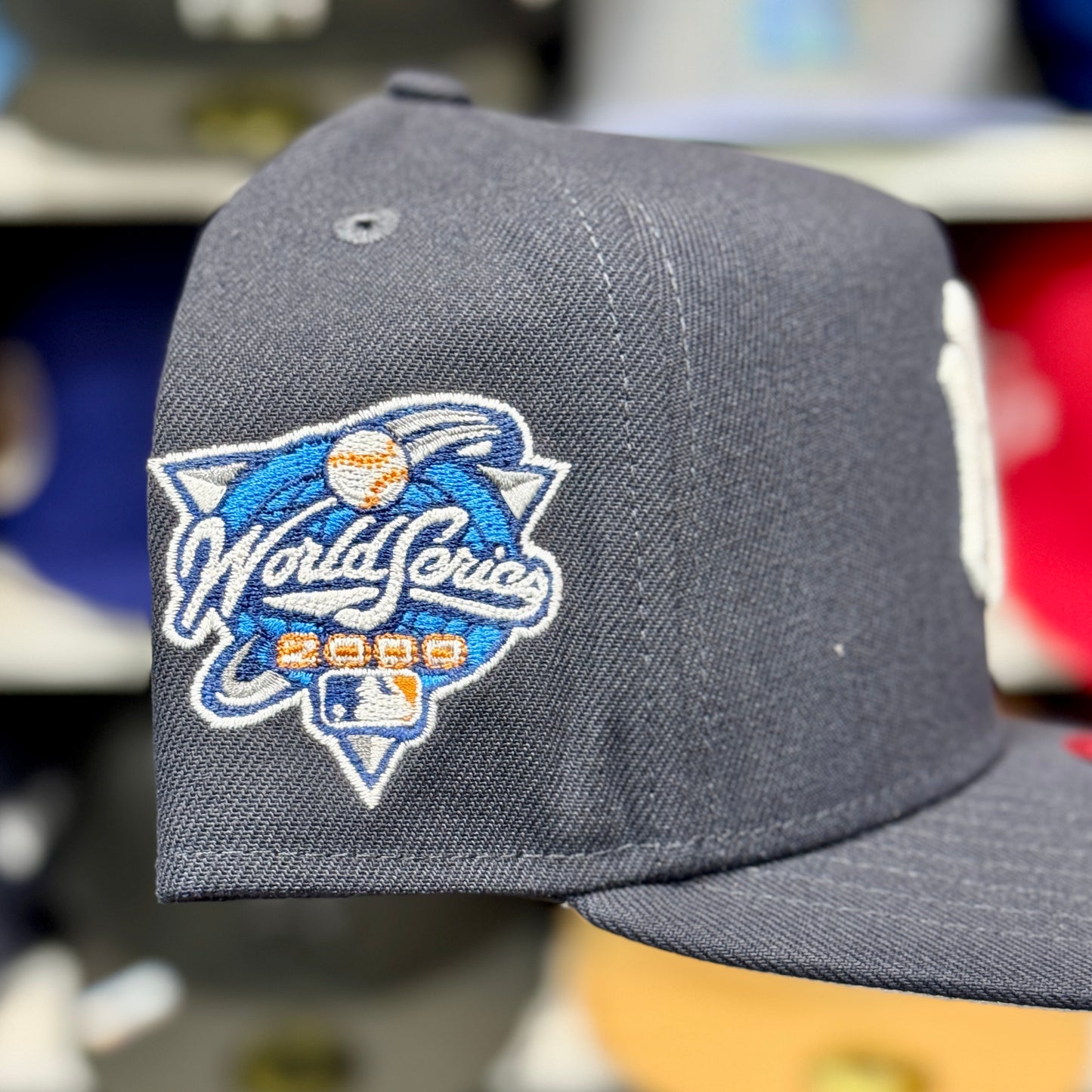 New Era New York Yankees 'World Series' A-Frame 9FIFTY Snapback Navy