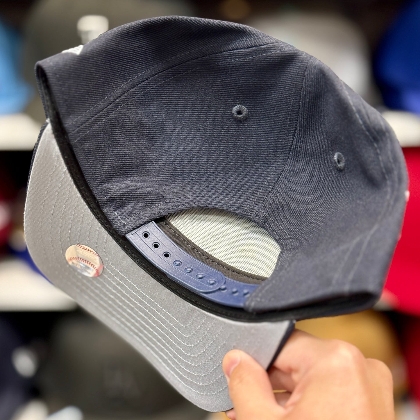 New Era New York Yankees 'World Series' A-Frame 9FIFTY Snapback Navy