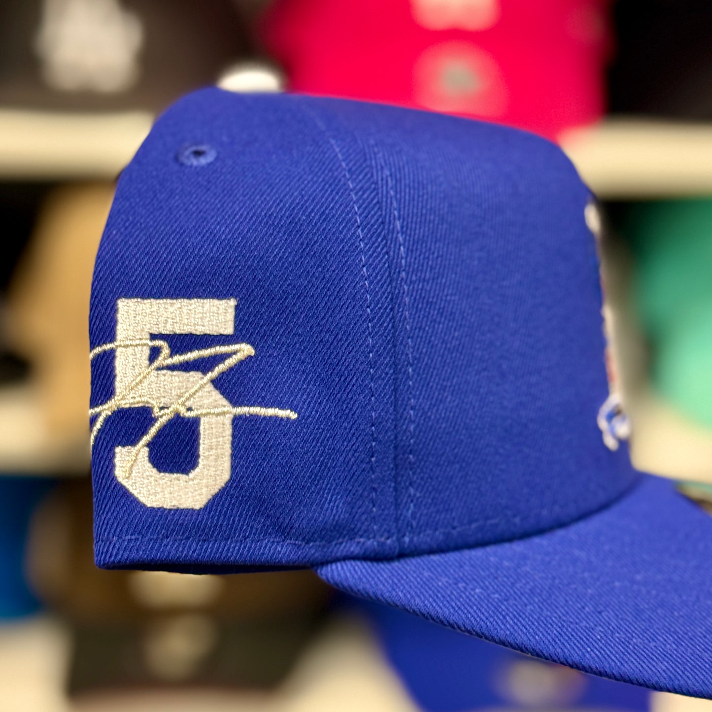 New Era LA Dodgers #5 Freddie Freeman Signature A-Frame 9FIFTY Snapback Blue