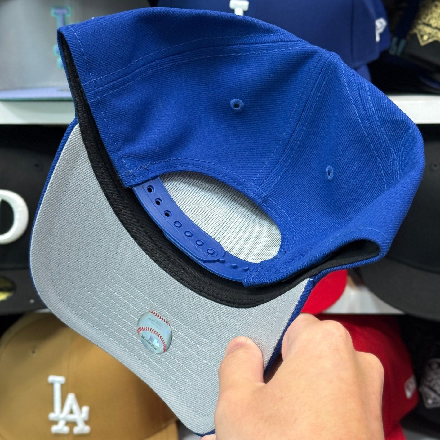 New Era New York Yankees A-Frame Royal Blue 9FORTY Snapback - Product Image