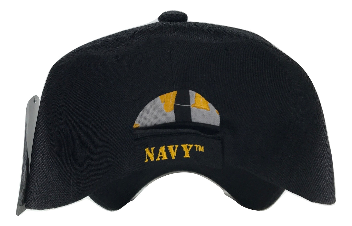 Navy Cap Adjustable Cap | Gold