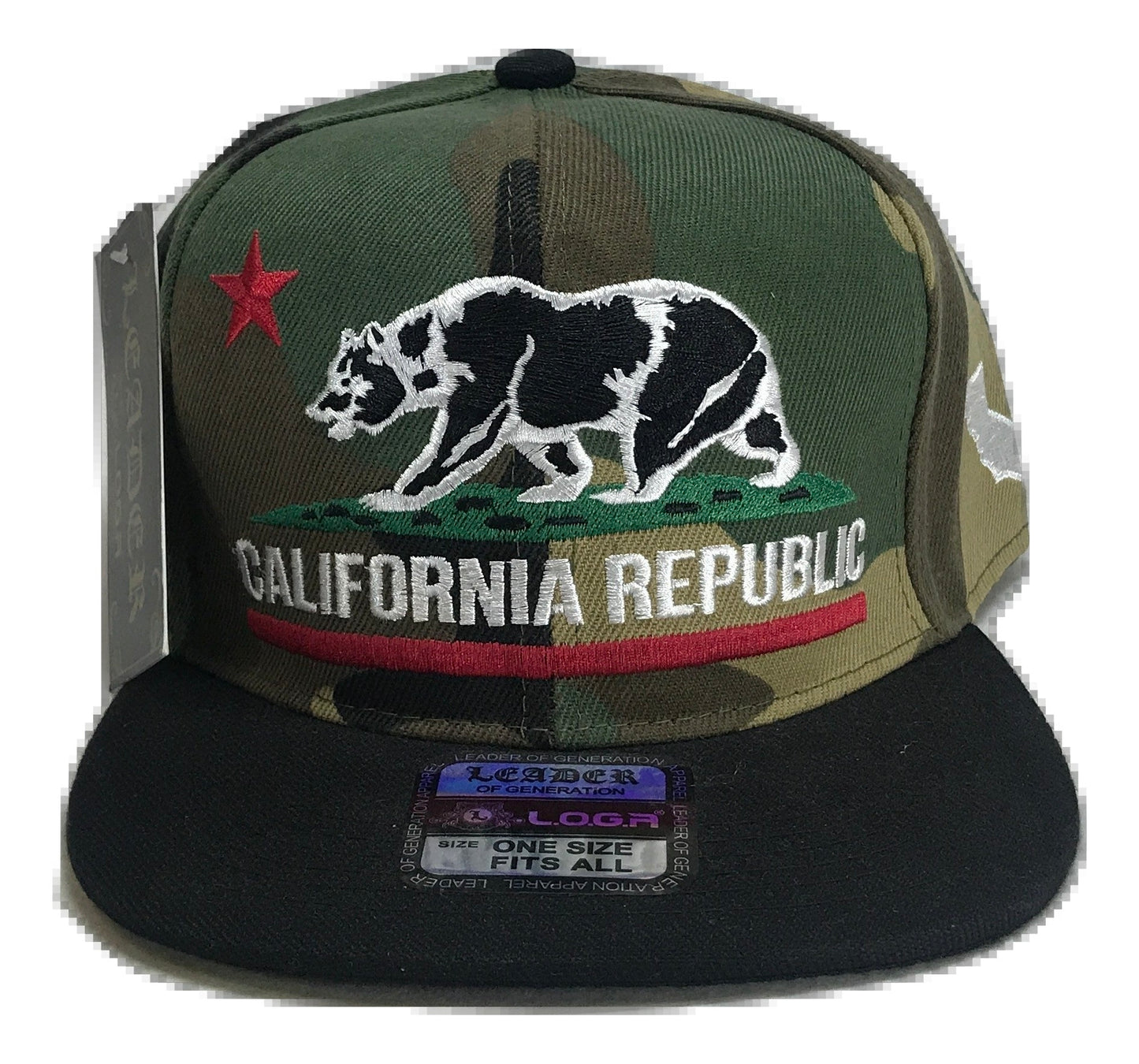 California Republic Snapback | Multi Color