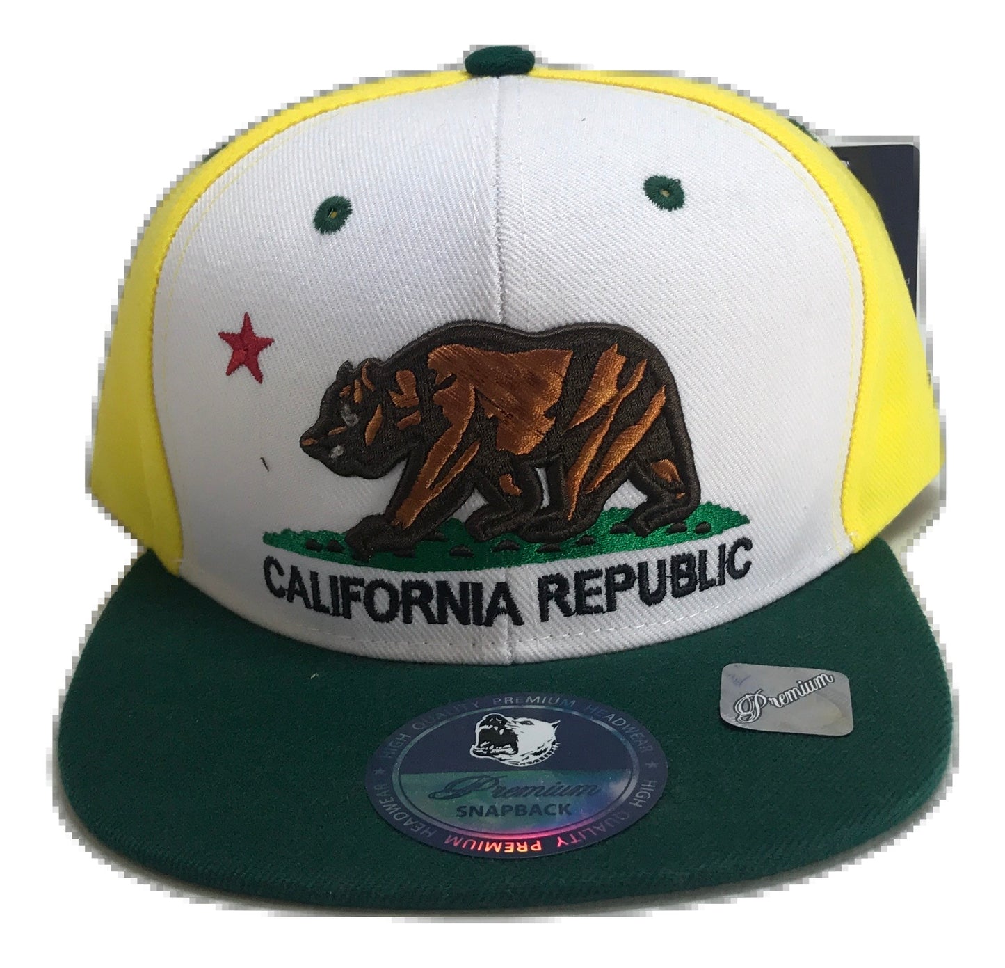 California Republic Snapback Multi Color