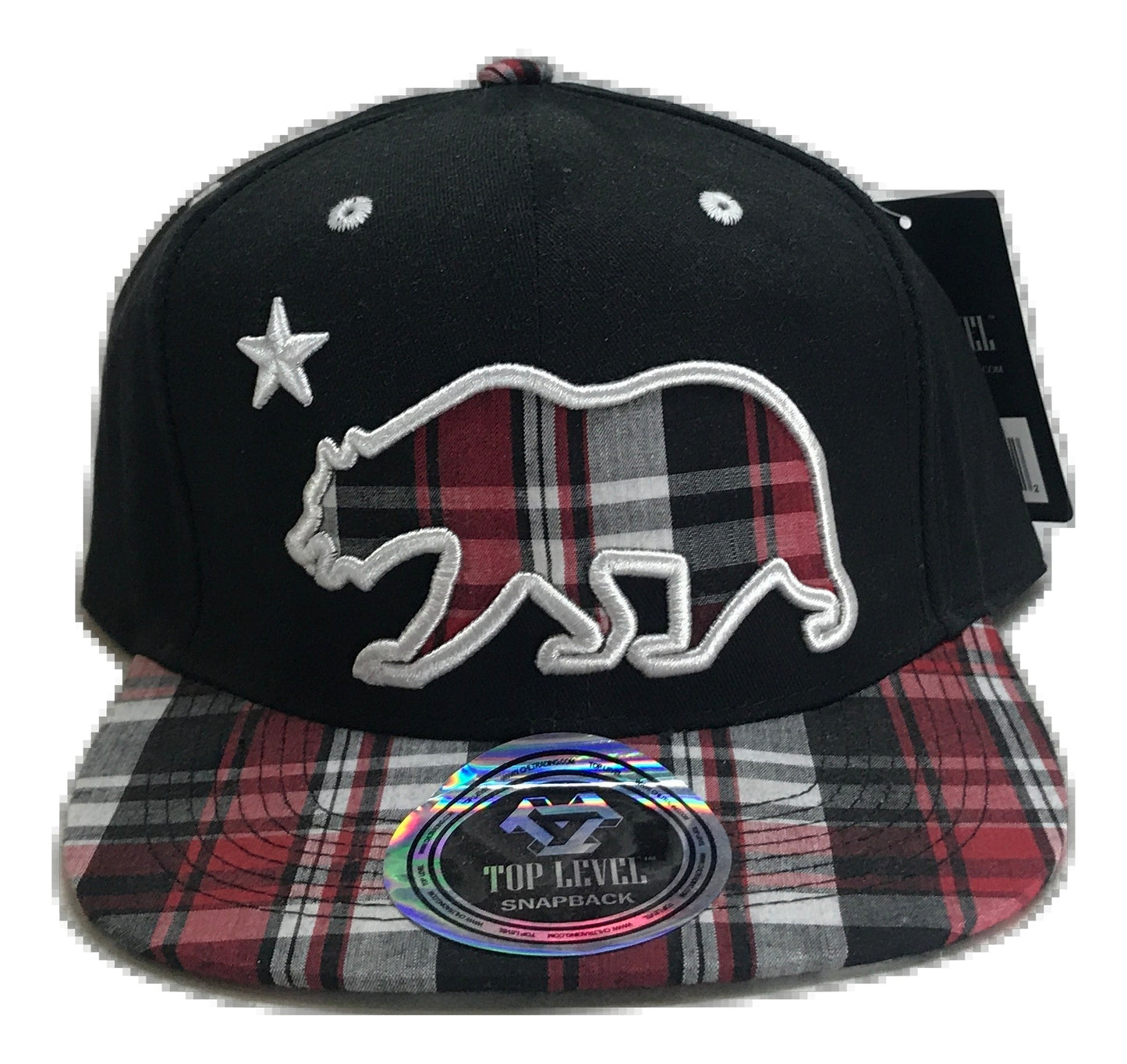 Patterned California Republic Snapback Multi Color