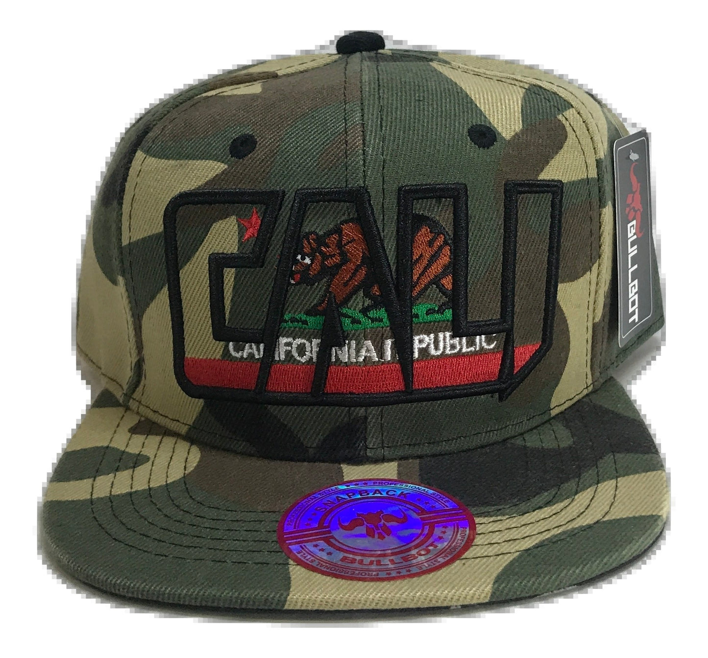 California Republic Snapback Multi Color