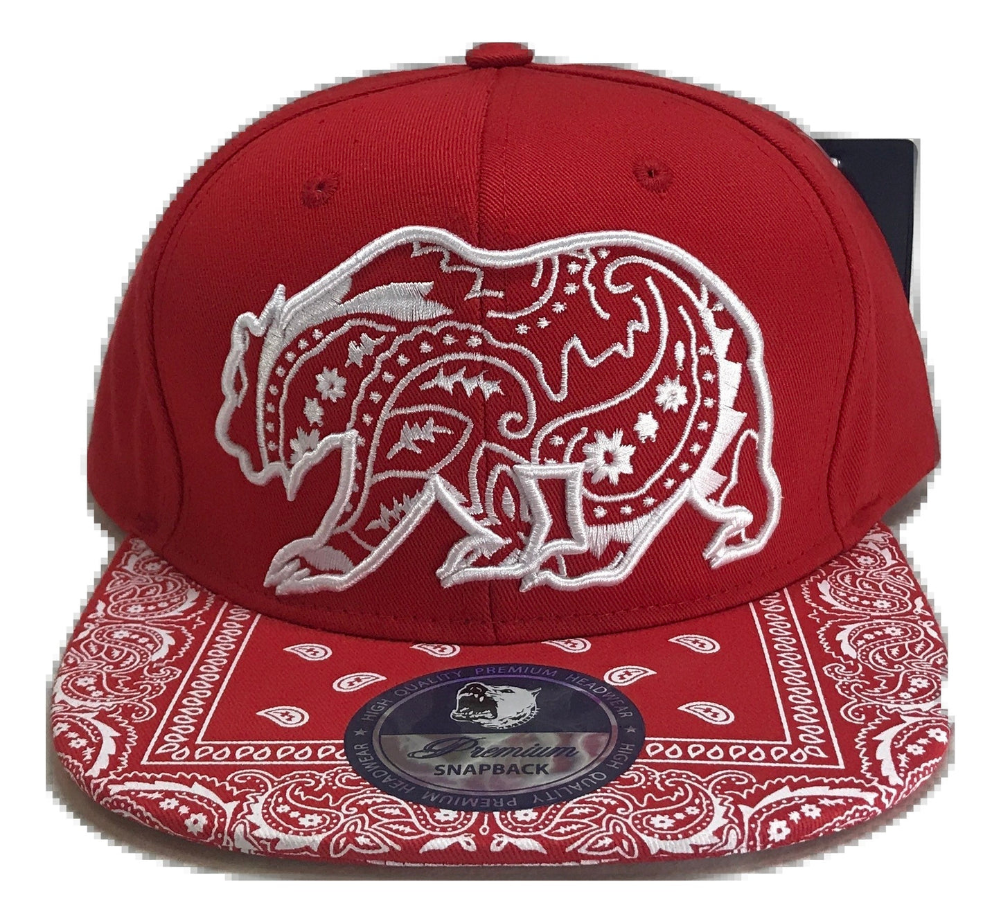Patterned California Republic Snapback Multi Color