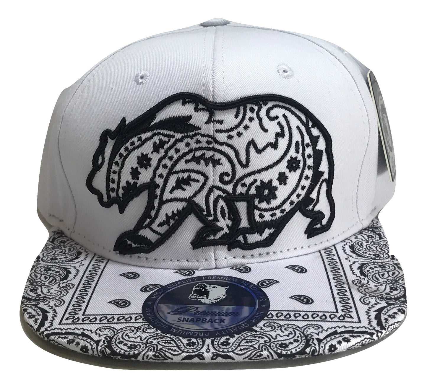 Patterned California Republic Snapback Multi Color
