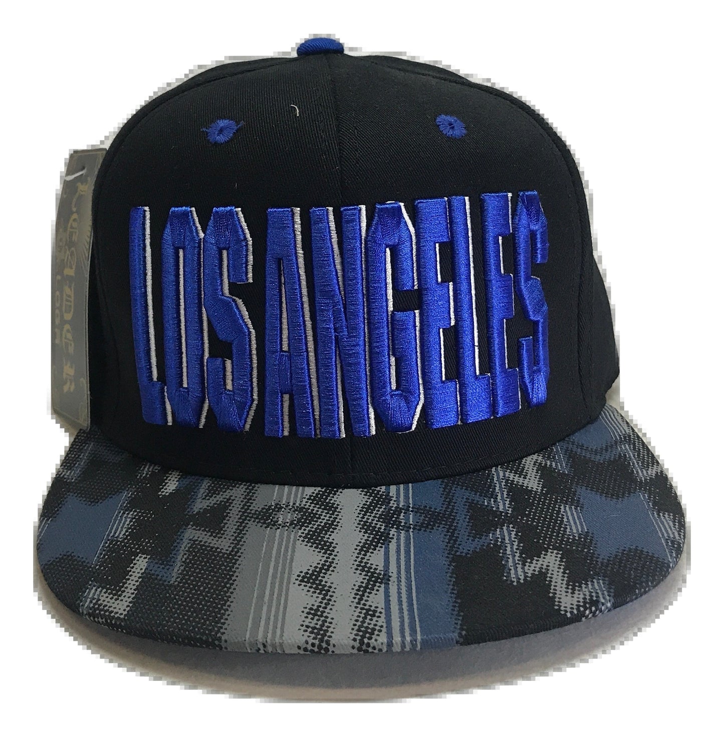 City Los Angeles Patterned Snapback | Multicolor