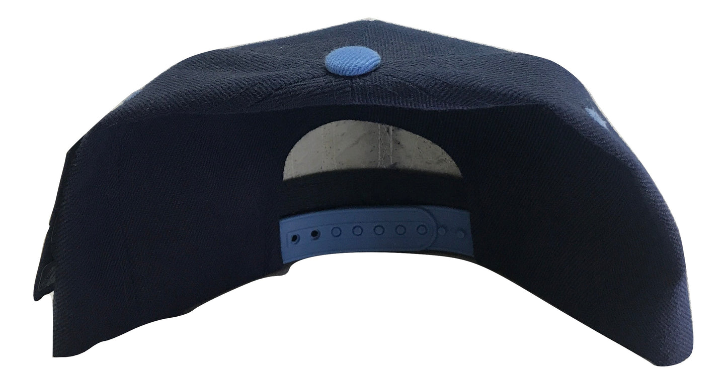 City Seattle Stitched Leather Snapback | Multi Color