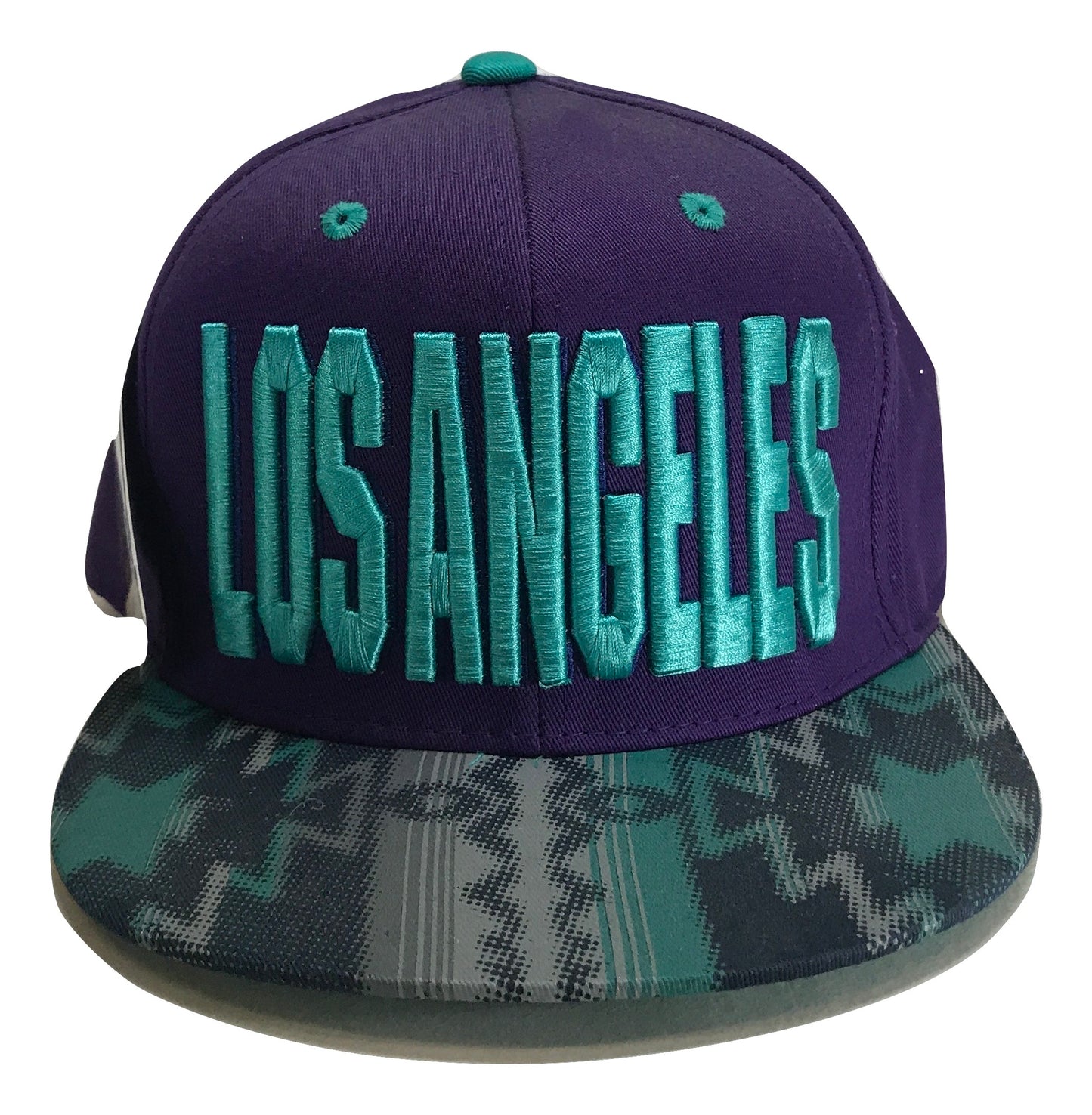 City Los Angeles Patterned Snapback | Multicolor