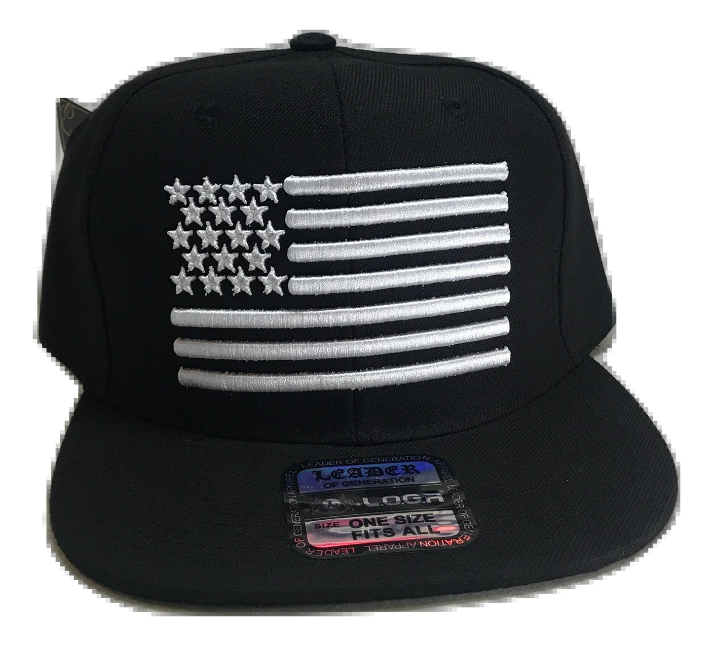 American Flag Snapback (Colors) (Materials)