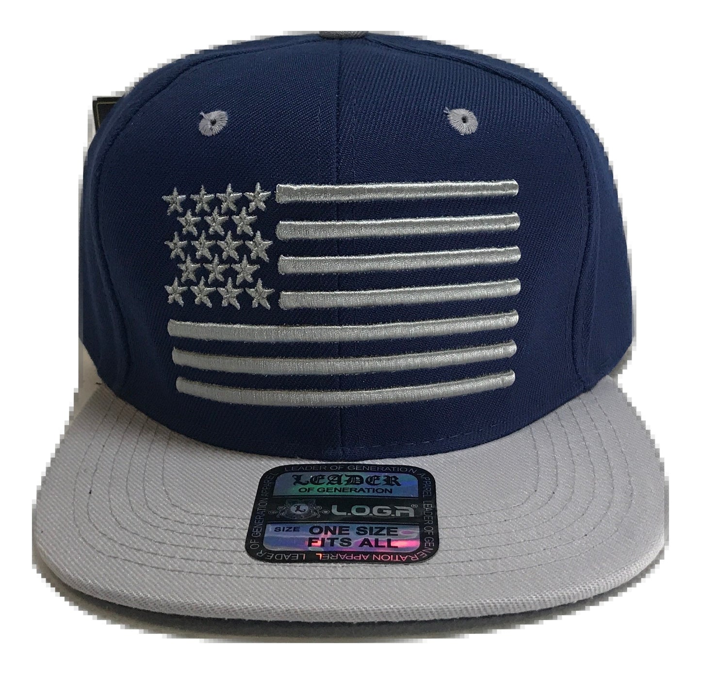American Flag Snapback (Colors) (Materials)