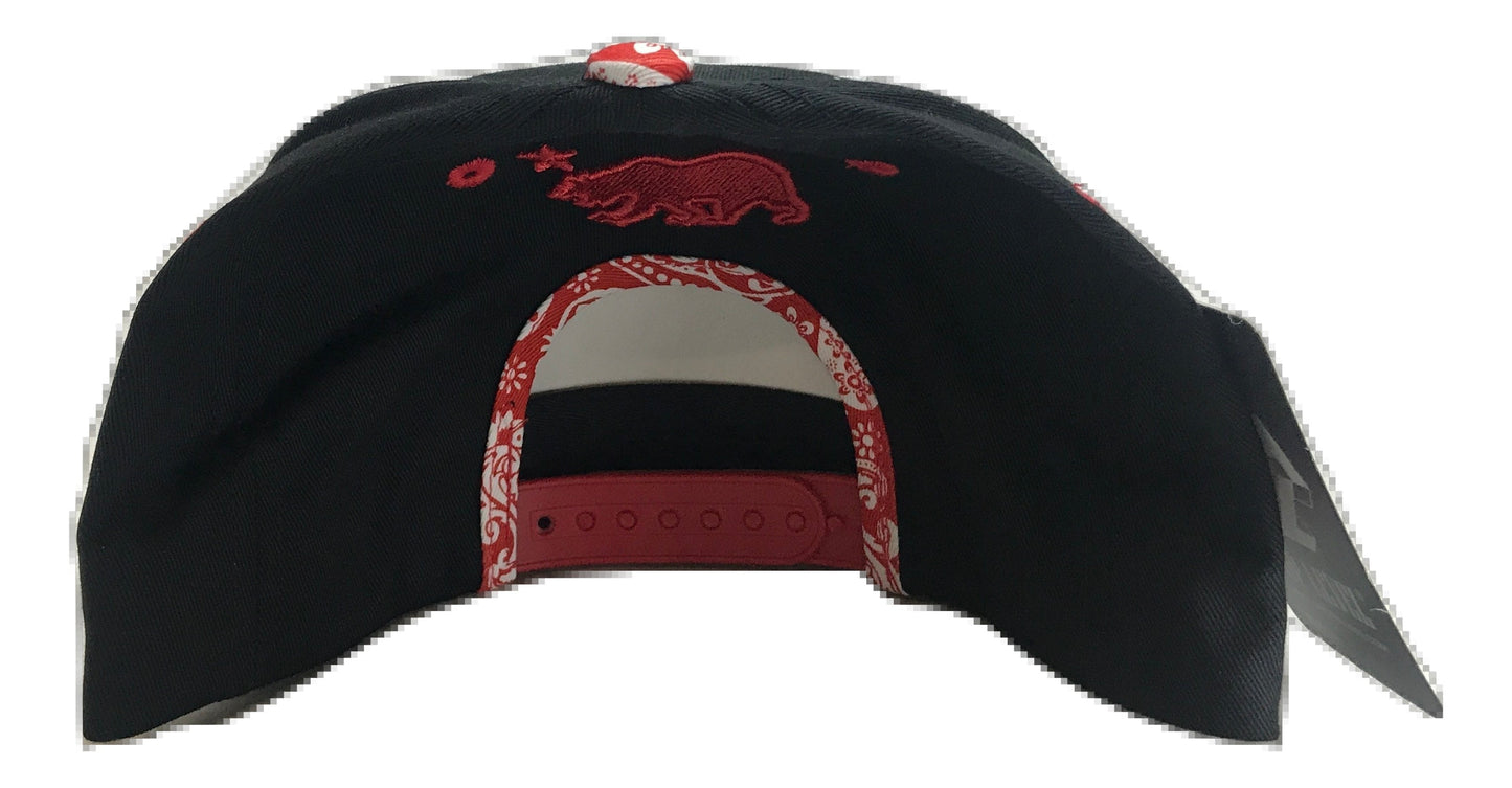 Patterned California Republic Snapback Multi Color