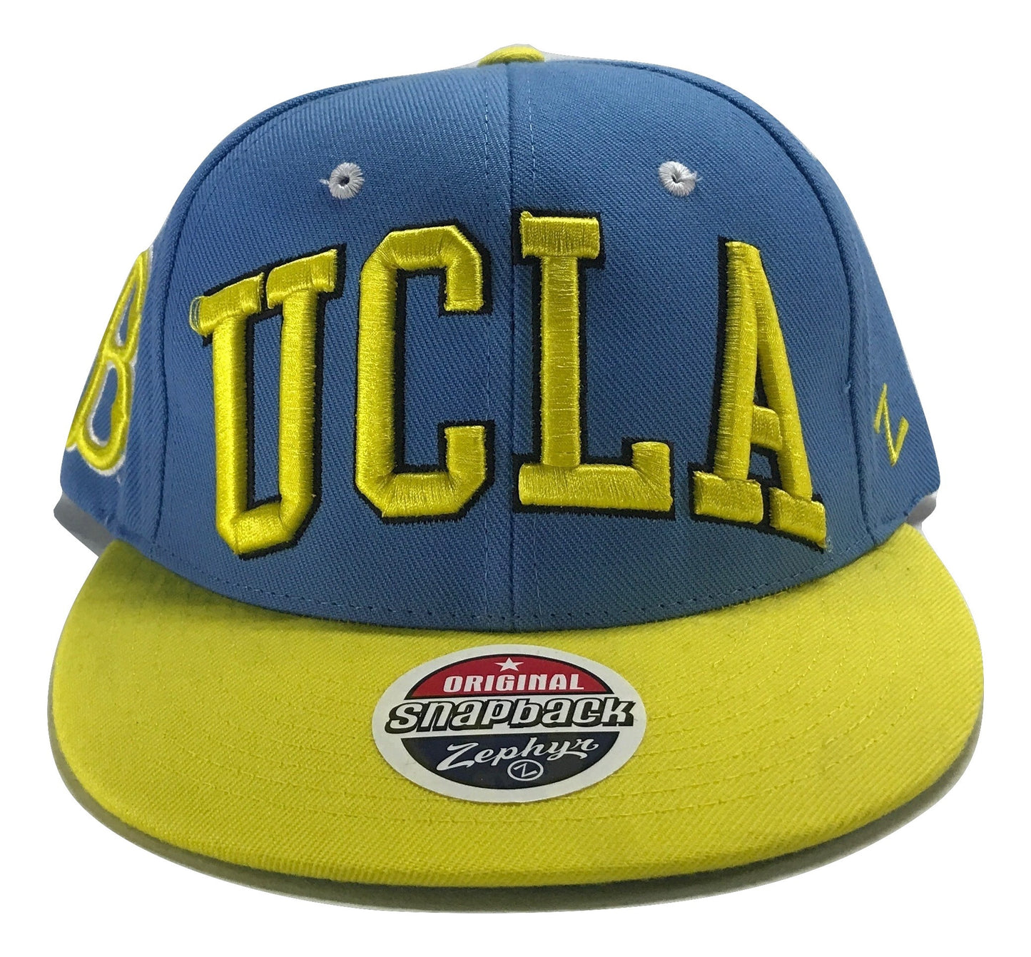 UCLA Bruins NCAA Classic Snap | Mens Zephyr | Light Blue/Yellow
