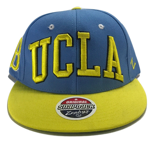 Zephyr Vintage UCLA Bruins NCAA Snapback Light Blue/Yellow