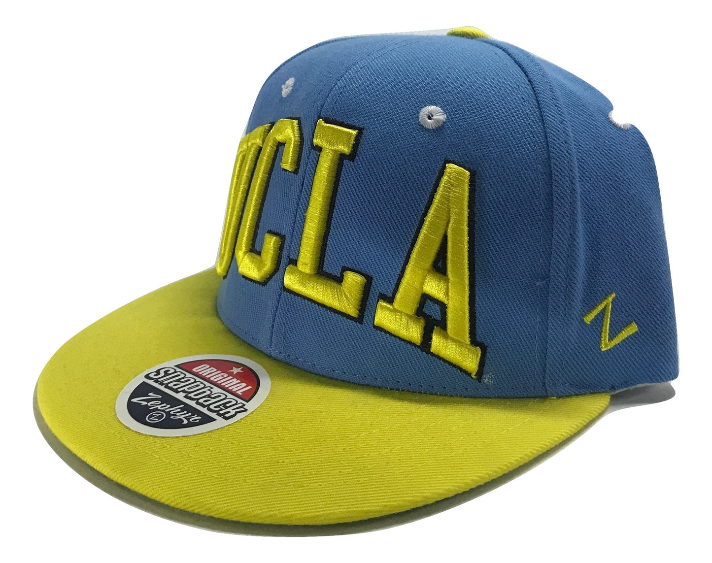 UCLA Bruins NCAA Classic Snap | Mens Zephyr | Light Blue/Yellow
