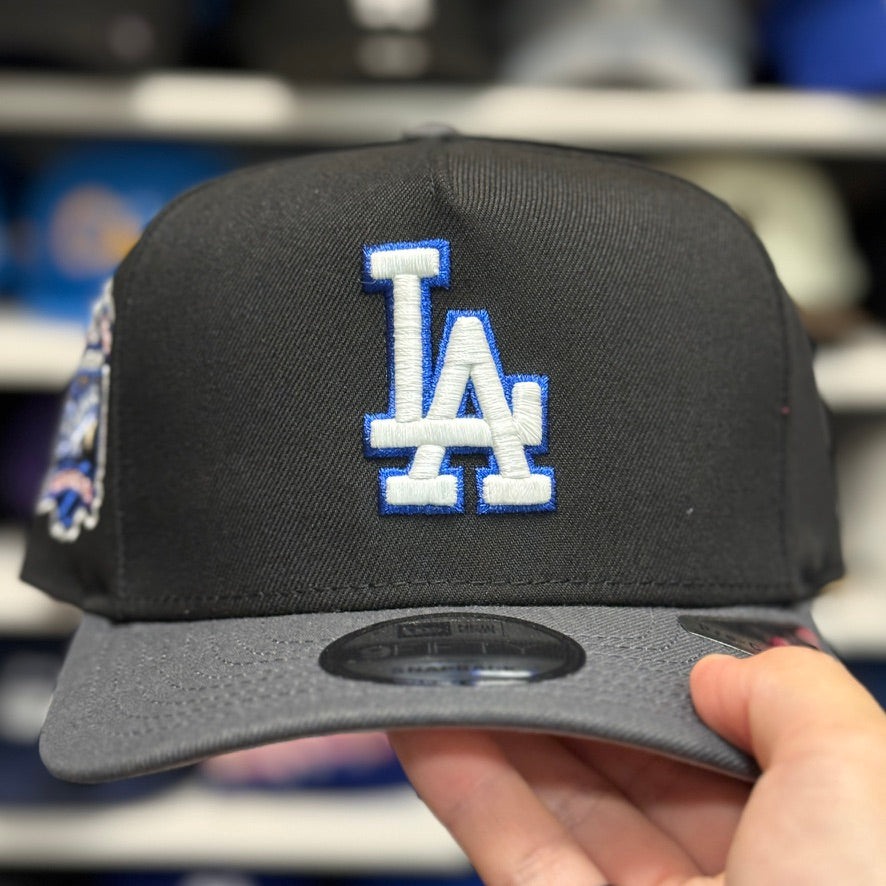 New Era Los Angeles Dodgers '40th Anniversary' A-Frame Black/Grey 9FIFTY Snapback - Product Image