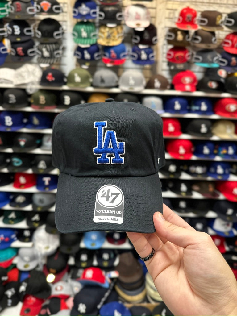 LA Dodgers MLB Dad Cap | '47 Brand Clean Up Adjustable Curve Hat | Color Options