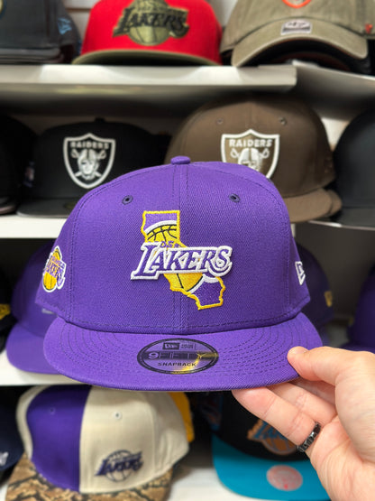 LA Lakers NBA 'Cali State' | New Era 9FIFTY Snapback | Purple