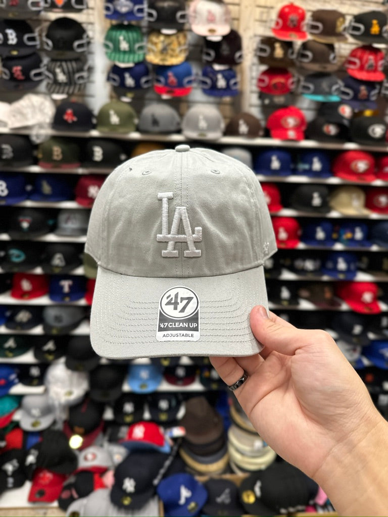 LA Dodgers MLB Dad Cap | '47 Brand Clean Up Adjustable Curve Hat | Color Options