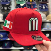 New Era Mexico M 'World Baseball Classic' A-Frame Red 9FIFTY Snapback - Product Image