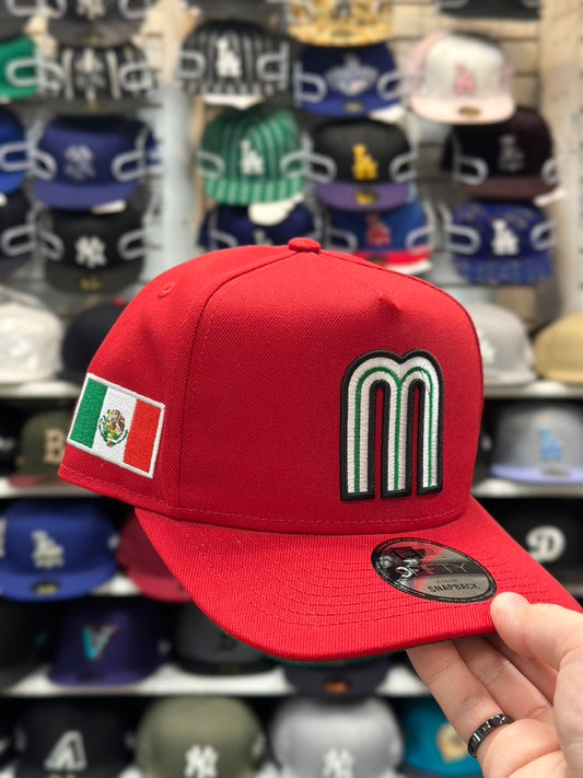 Mexico WBC World Baseball Classic | New Era 9FIFTY A-Frame Snapback | Red