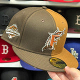 New Era Florida Marlins 'World Series' Tan/Caramel 59FIFTY Fitted Hat