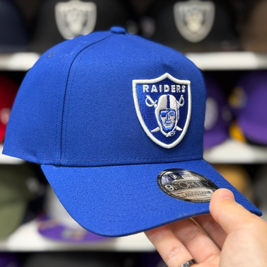 New Era Las Vegas Raiders A-Frame Royal Blue 9FORTY Snapback - Product Image