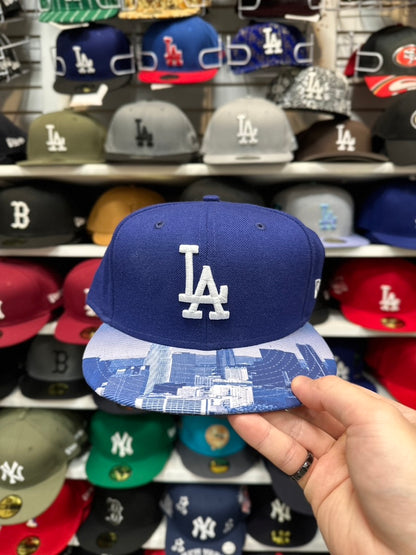 LA Dodgers MLB Vintage LA Downtown | New Era 59FIFTY Fitted Cap | Blue