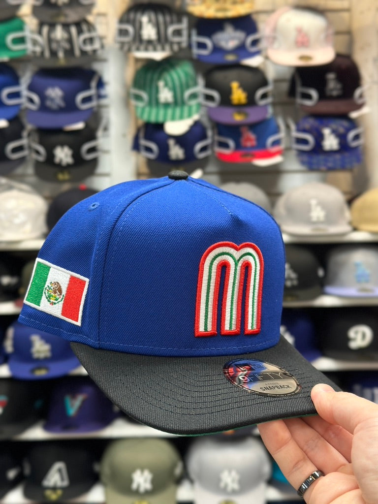 Mexico WBC World Baseball Classic | New Era 9FIFTY A-Frame Snapback | Blue/Black