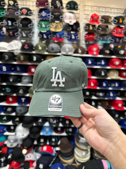 LA Dodgers MLB Dad Cap | '47 Brand Clean Up Adjustable Curve Hat | Color Options