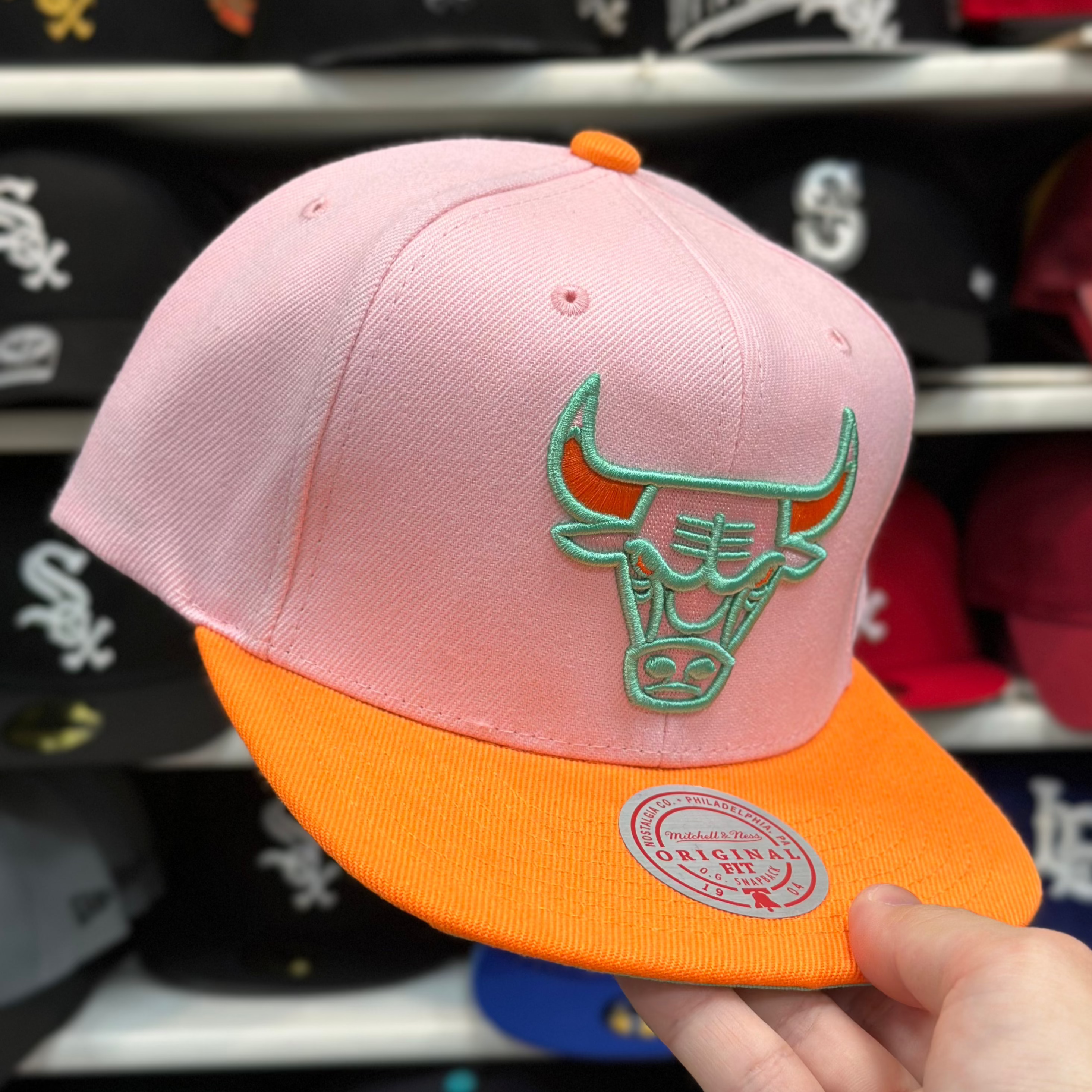 Chicago Bulls Multicolor Mitchell & Ness Snapback - Product Image
