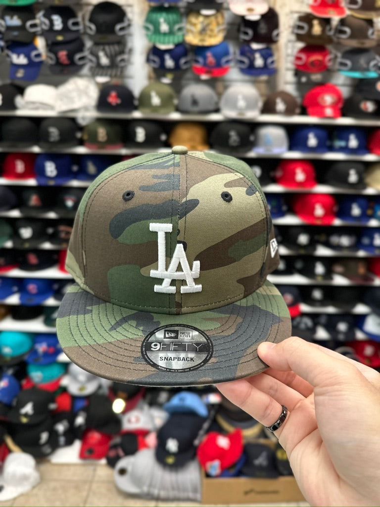 LA Dodgers MLB Snapback | New Era 9FIFTY Adjustable Snap | Camouflage