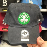 Boston Celtics Black '47 Brand Dad Cap
