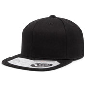 Flexfit 110 Premium Blank Adjustable Snapback Hat - Black