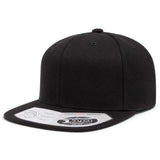 Flexfit 110 Premium Blank Adjustable Snapback Hat - Black