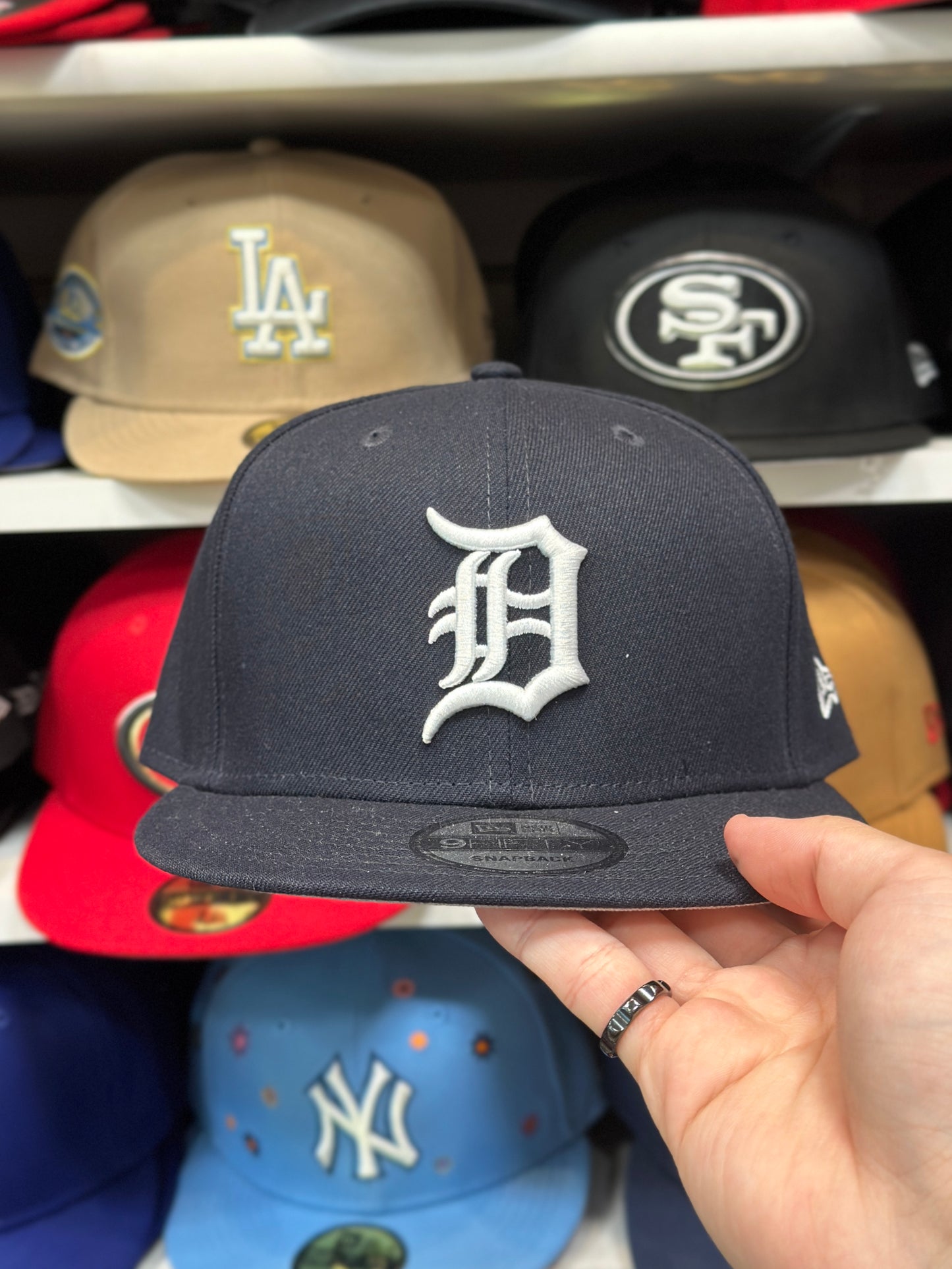 Detroit Tigers MLB Snapback | New Era 9FIFTY Adjustable Snap | Navy