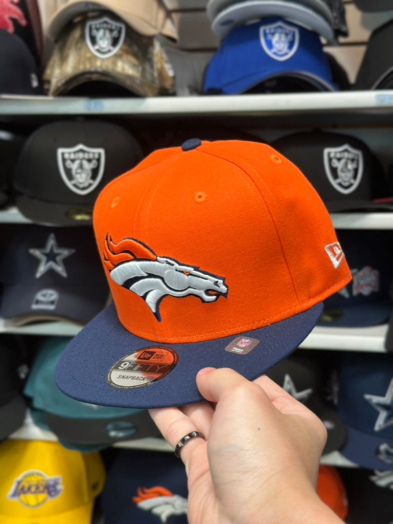 Denver Broncos NFL Snapback | New Era 9FIFTY Adjustable Snap | Orange/Navy