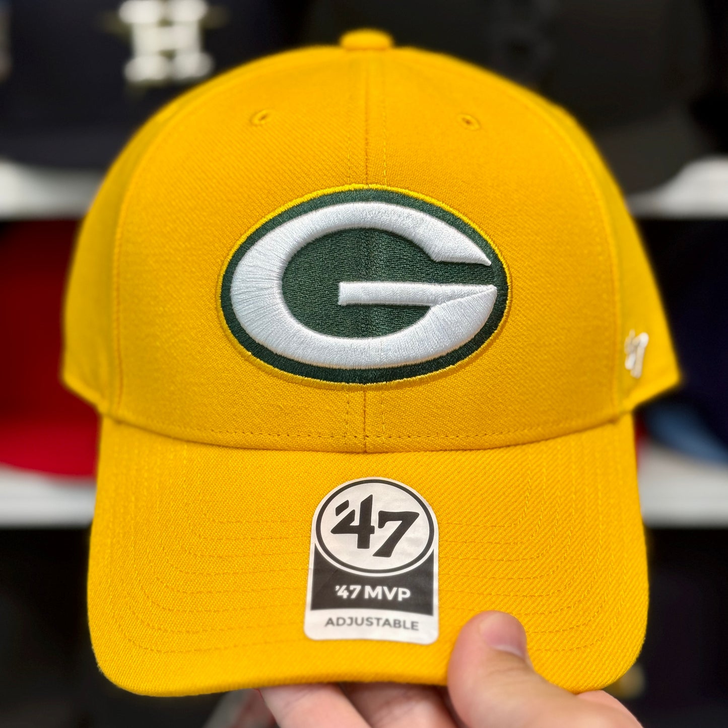 Green Bay Packers Ball Cap '47 Brand Yellow