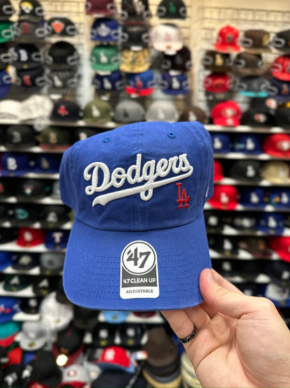 LA Dodgers MLB Dad Cap | '47 Brand Clean Up Adjustable Curve Hat | Color Options