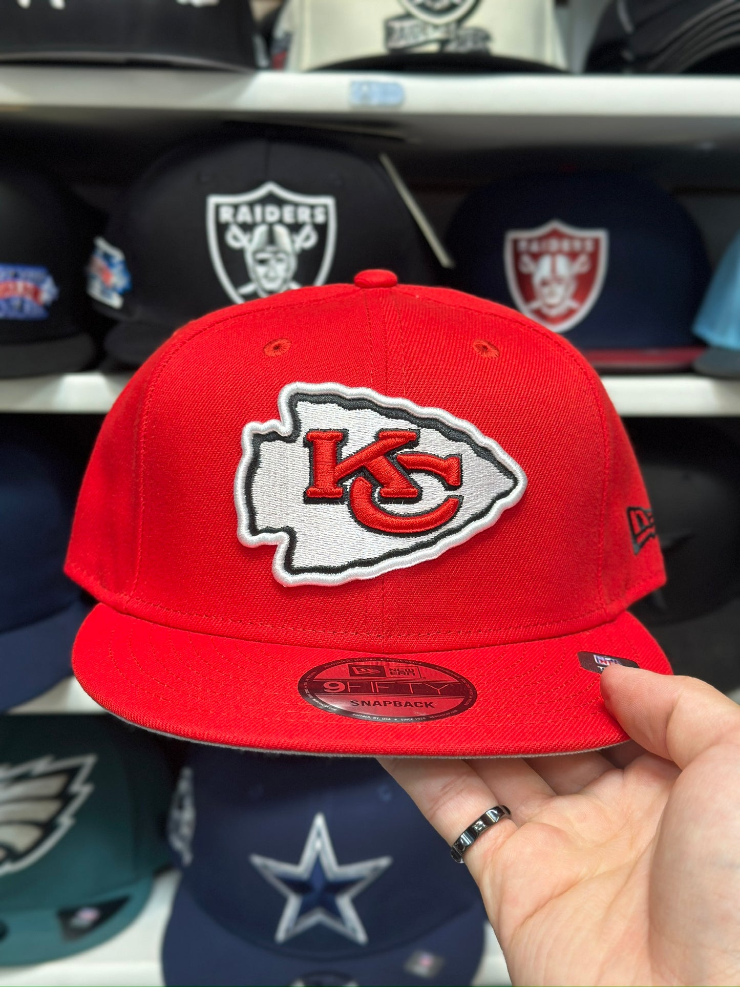 Kansas City Chiefs NFL Snapback | New Era 9FIFTY Adjustable Snap | Red