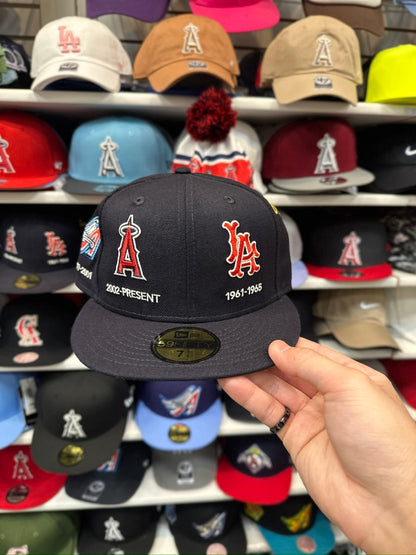 LA Angels MLB Historical Logo | New Era 59FIFTY Fitted Cap | Navy