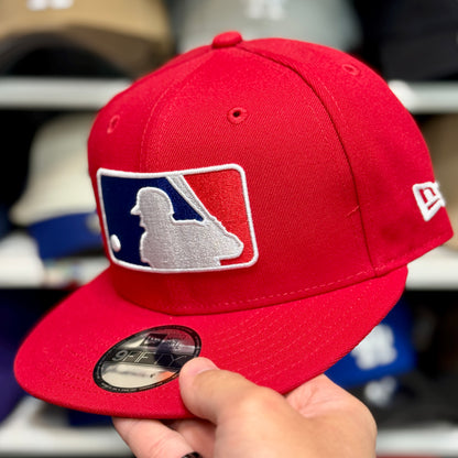 New Era MLB 'Batter-man Logo' Red 9FIFTY Snapback