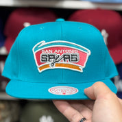 San Antonio Spurs Turquoise Mitchell & Ness Snapback - Product Image