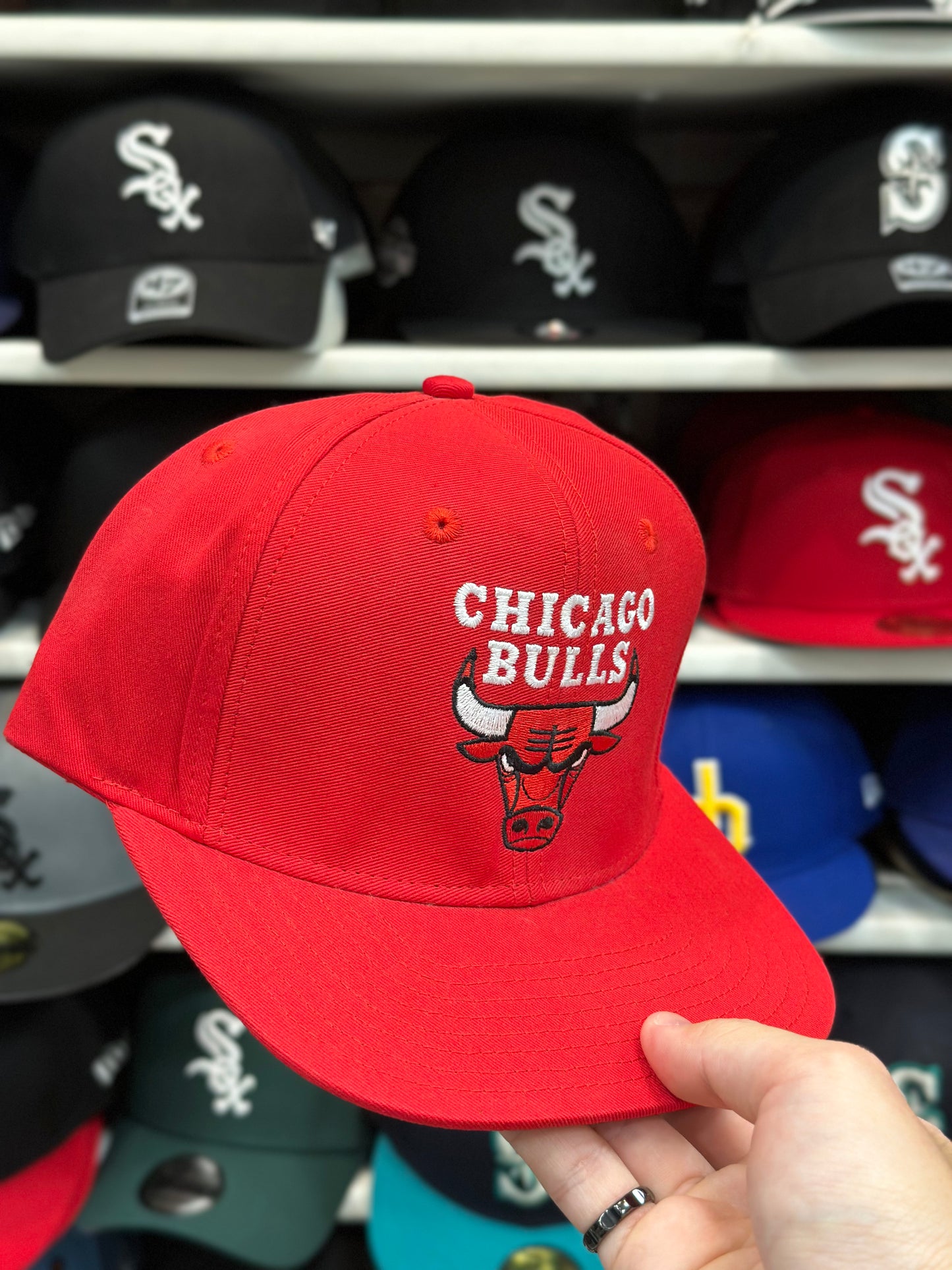 Chicago Bulls NBA Vintage Snapback | Adidas Hardwood Classics | Red