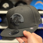 New Era Los Angeles Rams All Black 9FIFTY Snapback - Product Image