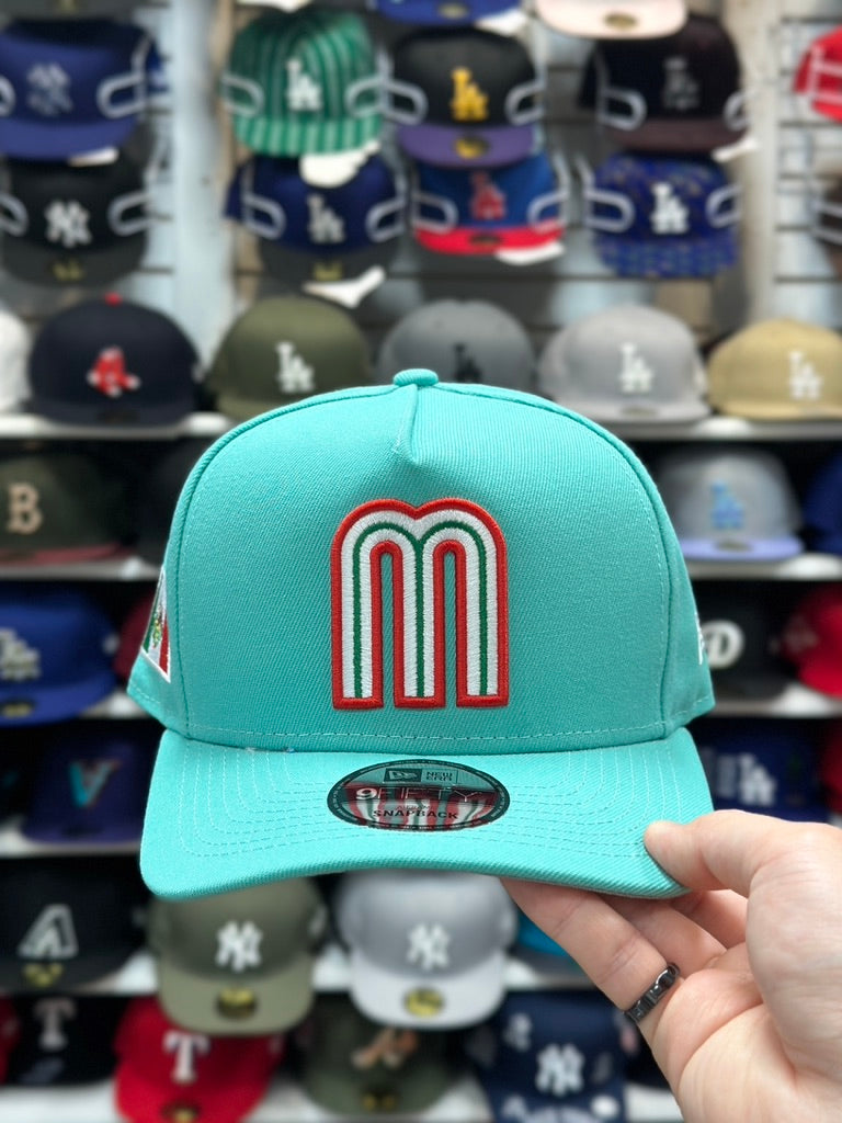 Mexico WBC World Baseball Classic | New Era 9FIFTY A-Frame Snapback | Teal